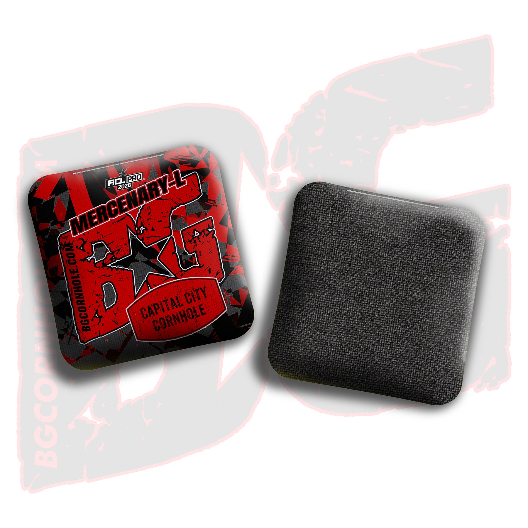 2026 BG Multiple Bag Models - "Capital City Cornhole” Collab - ACL Pro Stamped Cornhole Bags - SET OF 4 BAGS