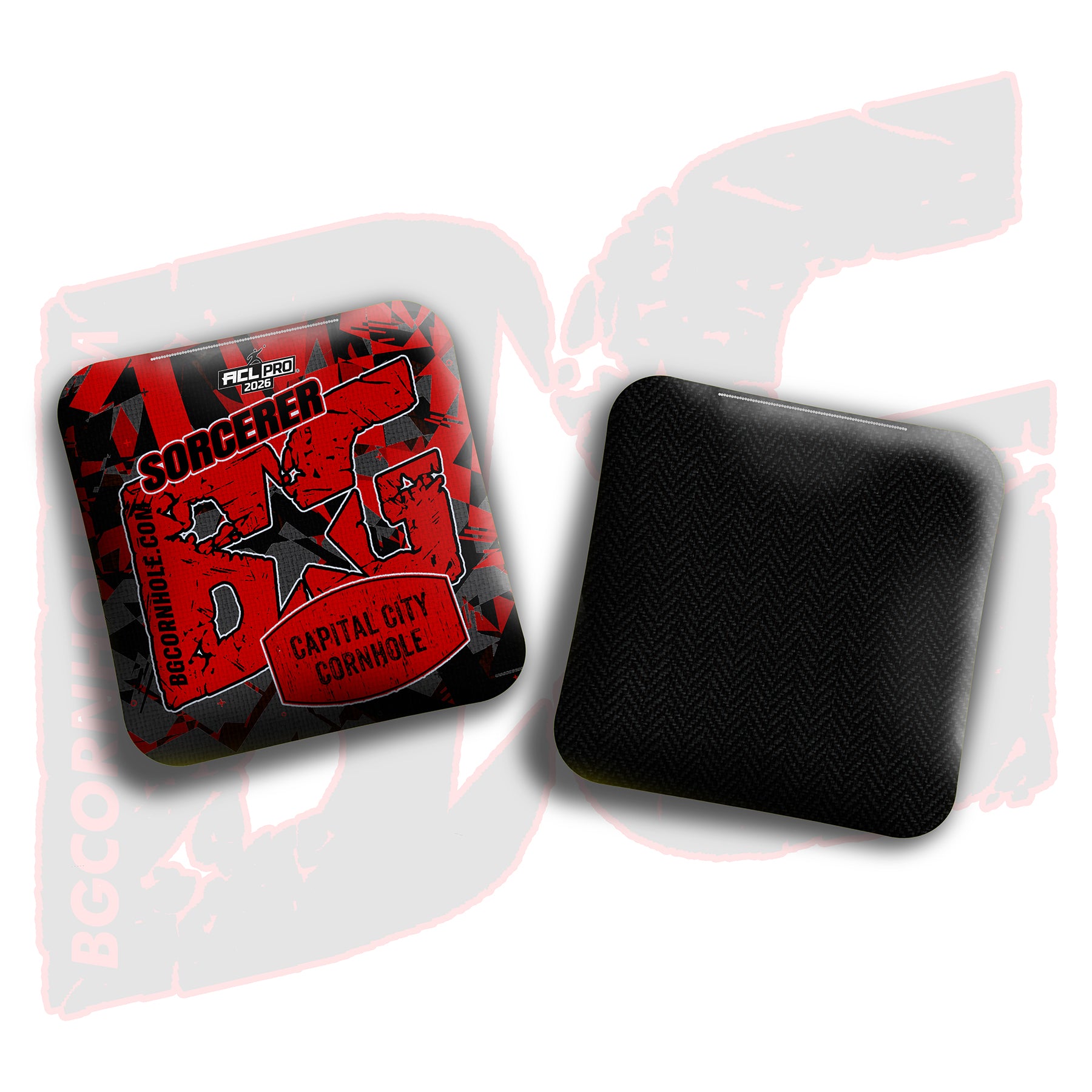 2026 BG Multiple Bag Models - "Capital City Cornhole” Collab - ACL Pro Stamped Cornhole Bags - SET OF 4 BAGS