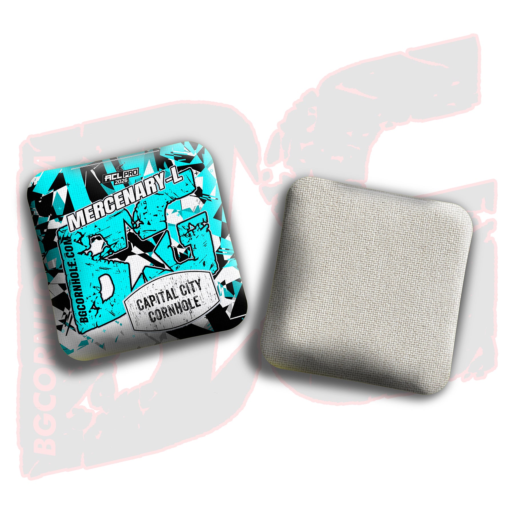 2026 BG Multiple Bag Models - "Capital City Cornhole” Collab - ACL Pro Stamped Cornhole Bags - SET OF 4 BAGS