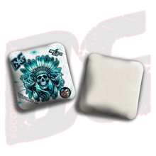 Load image into Gallery viewer, 2026 Multiple Bag Models  &quot;Ghost Chief” Collab - ACL Pro Stamped Cornhole Bags - SET OF 4 BAGS