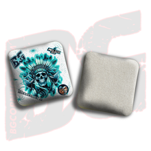 Load image into Gallery viewer, 2026 Multiple Bag Models  &quot;Ghost Chief” Collab - ACL Pro Stamped Cornhole Bags - SET OF 4 BAGS