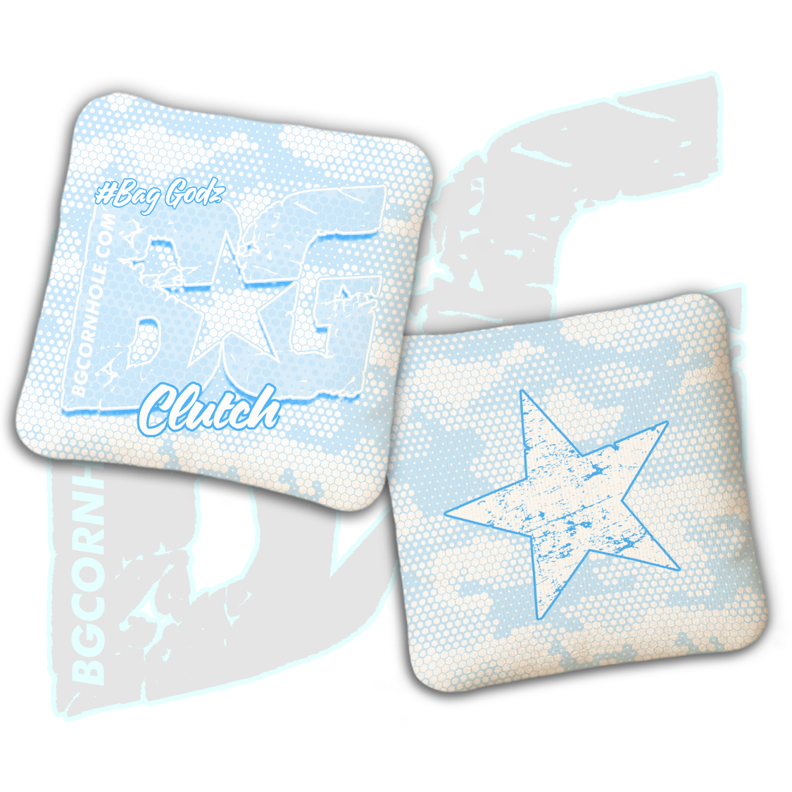 BG Multiple Bag Models  - "Honeycomb Camo" - Non Stamped Cornhole Bags - SET OF 4 bags