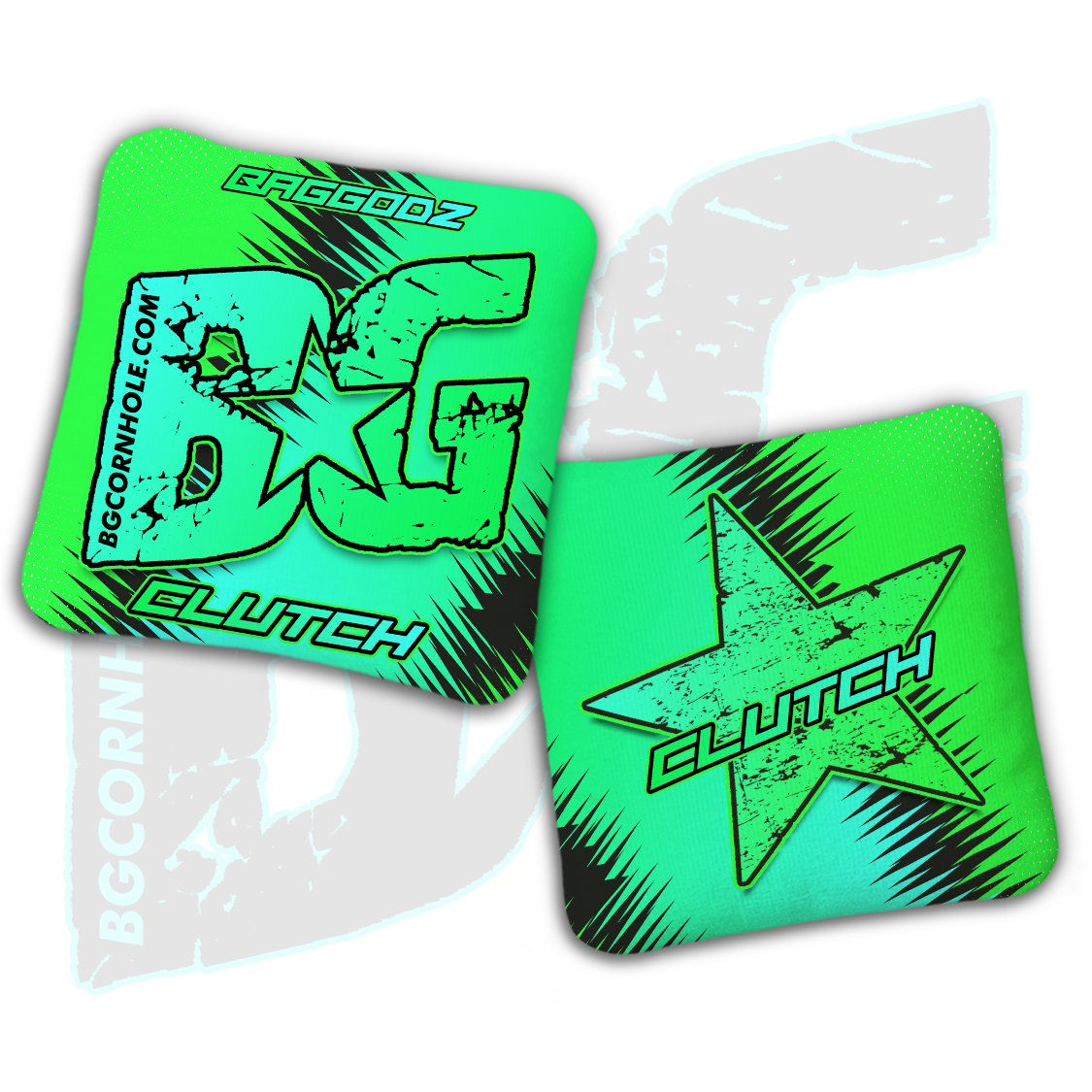 BG Multiple Bag Models  - "Electrify" - Non Stamped Cornhole Bags - SET OF 4 bags