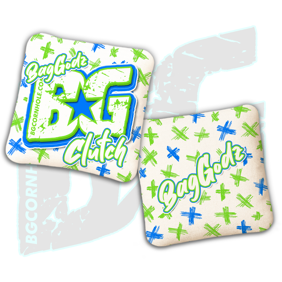BG Multiple Bag Models  - "X" - Non Stamped Cornhole Bags - SET OF 4 bags