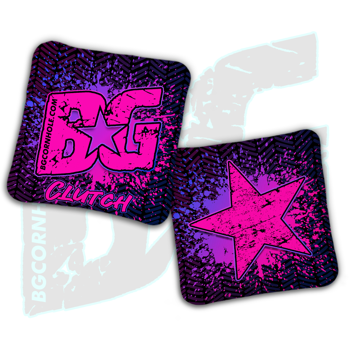 BG Multiple Bag Models  - "Paint Splatter" - Non Stamped Cornhole Bags - SET OF 4 bags