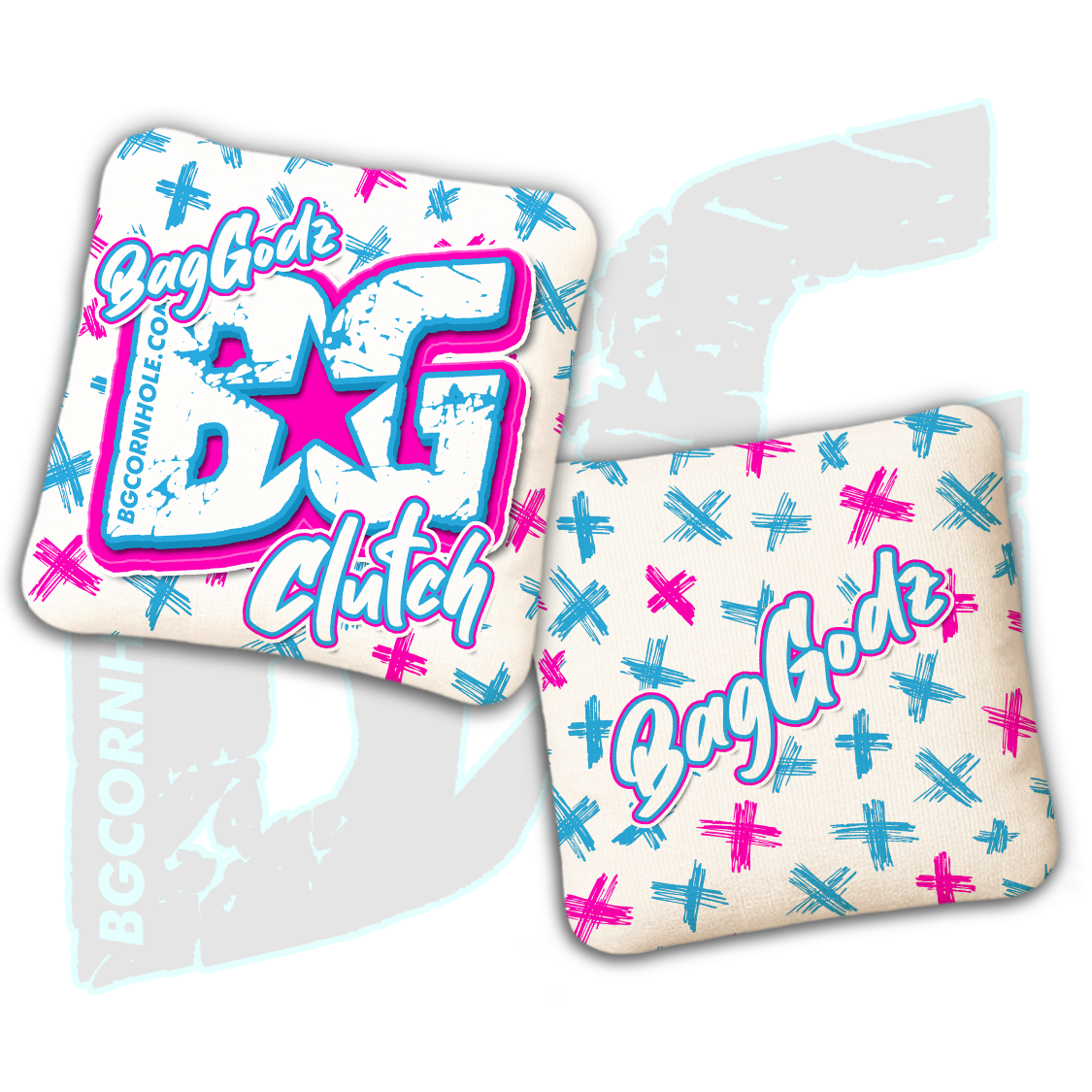 BG Multiple Bag Models  - "X" - Non Stamped Cornhole Bags - SET OF 4 bags