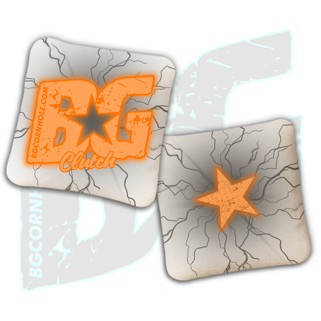 BG Multiple Bag Models  - "Lightening Strike" - Non Stamped Cornhole Bags - SET OF 4 bags