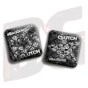 CLUTCH  - "Clutch Says Cheese” - Non Stamped Cornhole Bags - SET OF 4 bags
