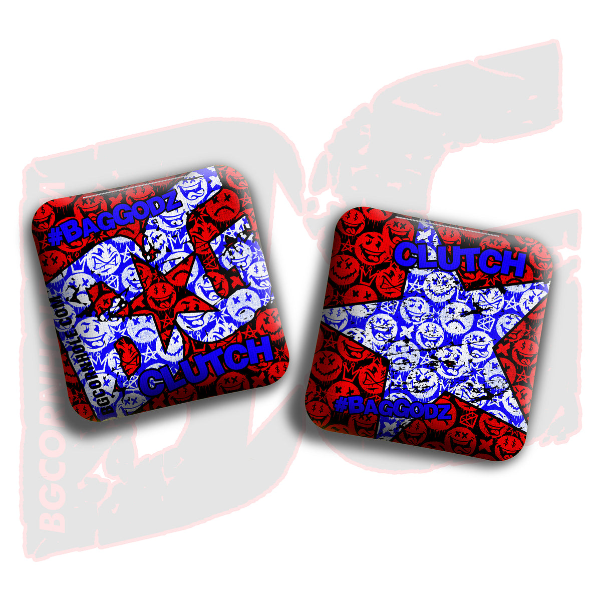 BG Clutch  - "Clutch Says Cheese” - Non Stamped Cornhole Bags - SET OF 4 bags