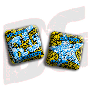 CLUTCH  - "Clutch Says Cheese” - Non Stamped Cornhole Bags - SET OF 4 bags