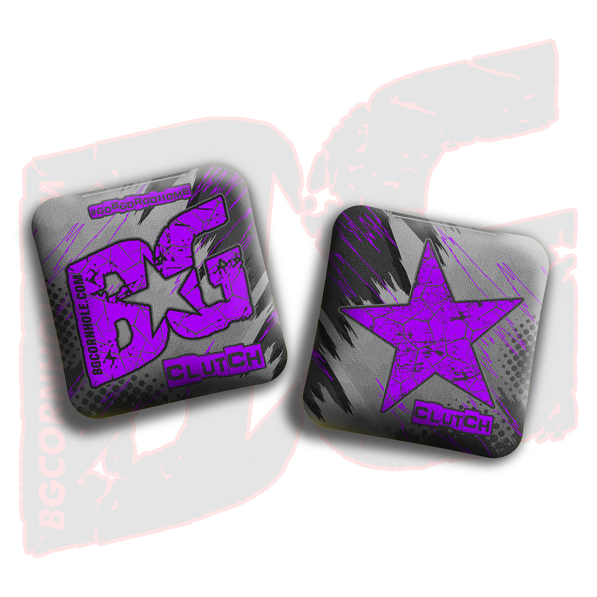 BG Clutch  - "Shockwave” - Non Stamped Cornhole Bags - SET OF 4 bags
