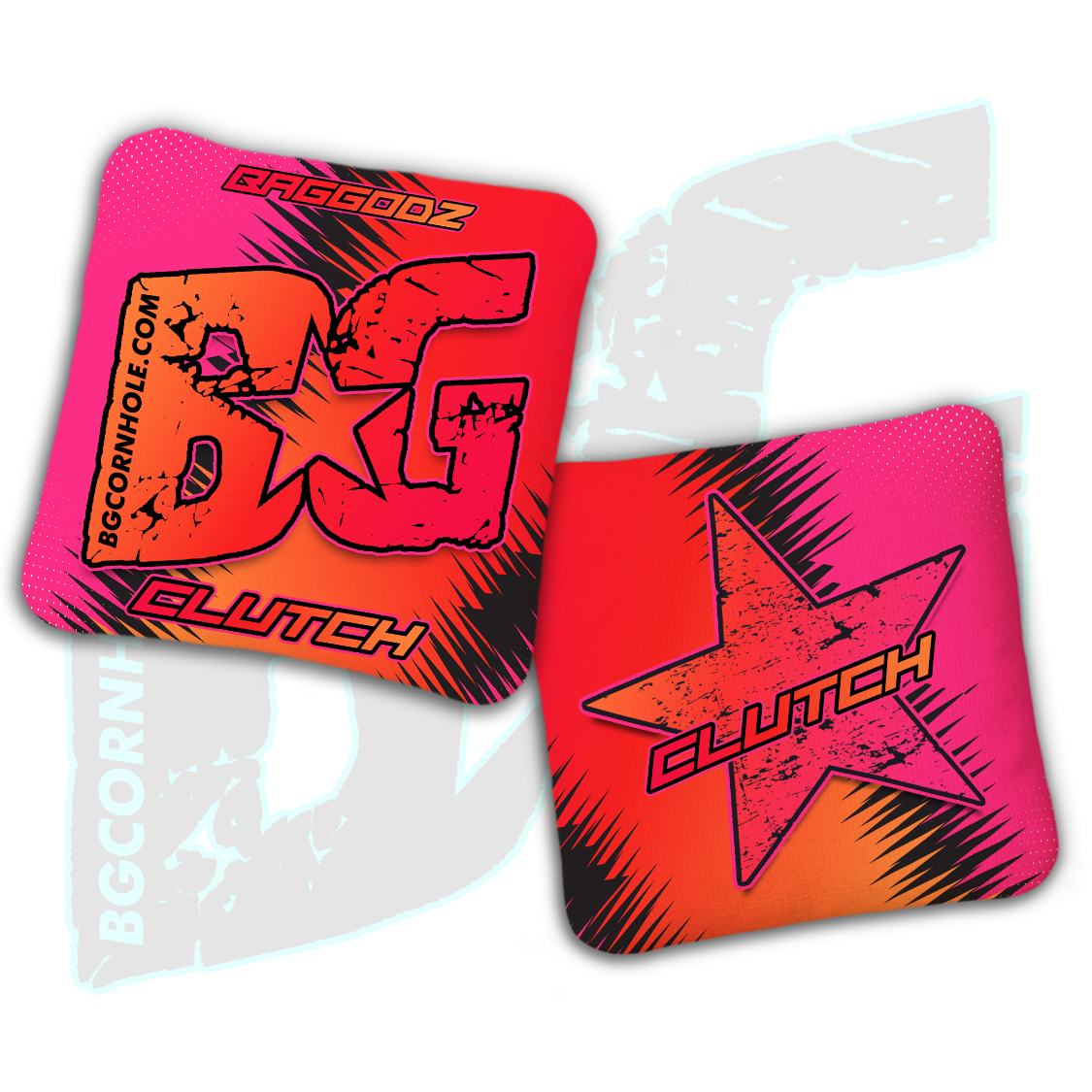 BG Multiple Bag Models  - "Electrify" - Non Stamped Cornhole Bags - SET OF 4 bags
