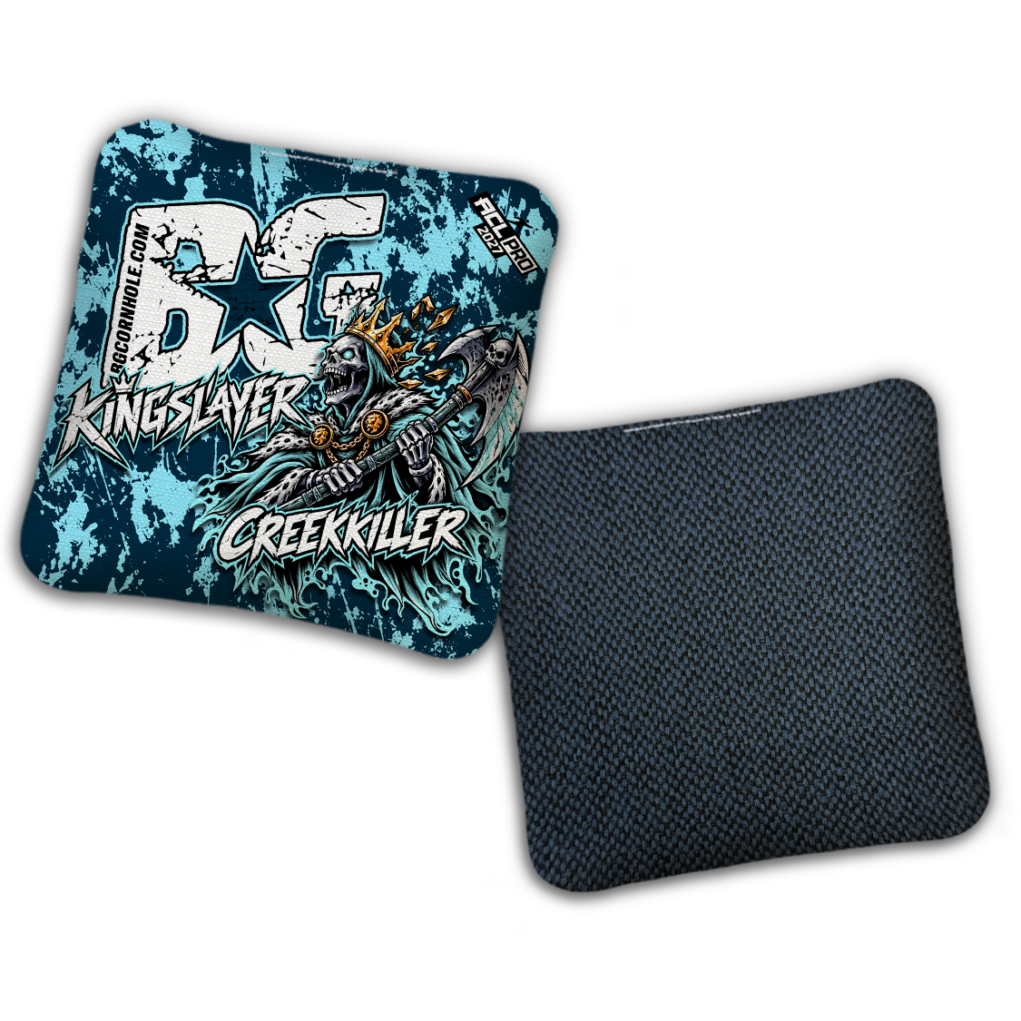 2027 BG Multiple Bag Models "Creekkiller" - ACL Pro Stamped Cornhole Bags