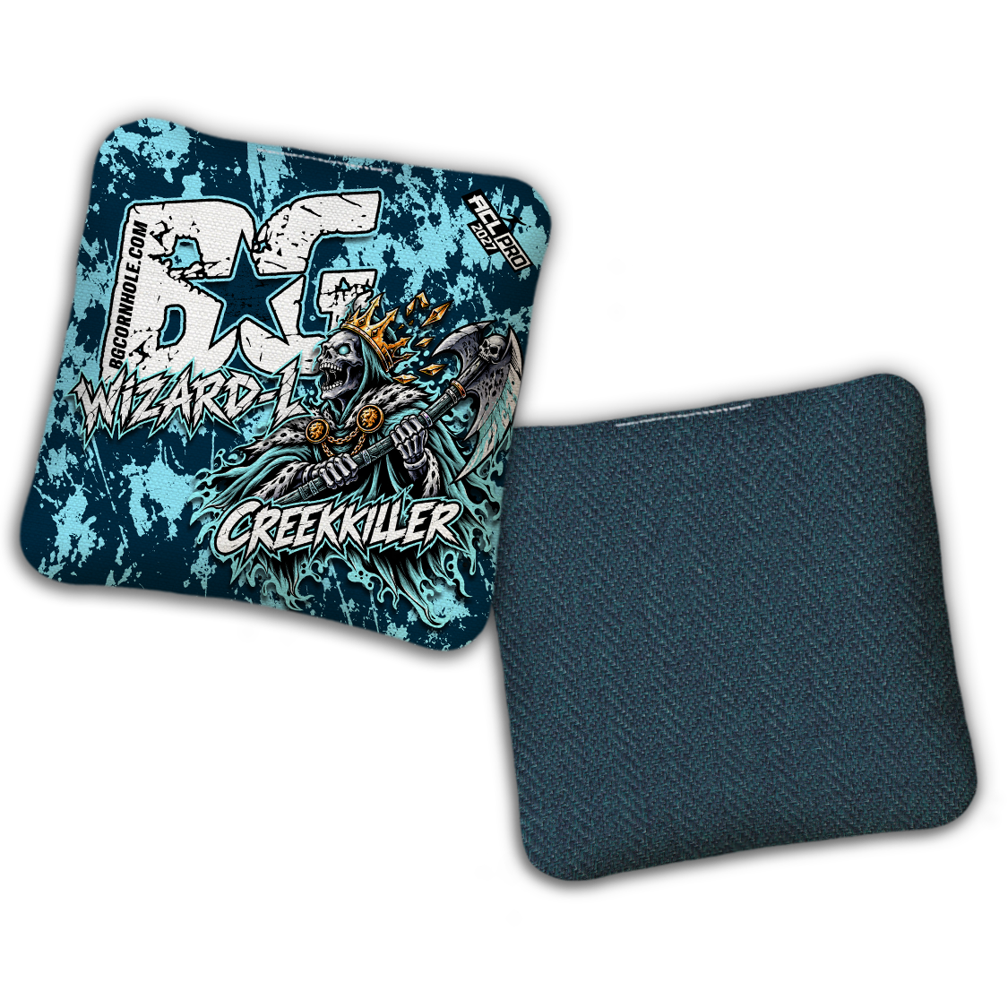2027 BG Multiple Bag Models "Creekkiller" - ACL Pro Stamped Cornhole Bags