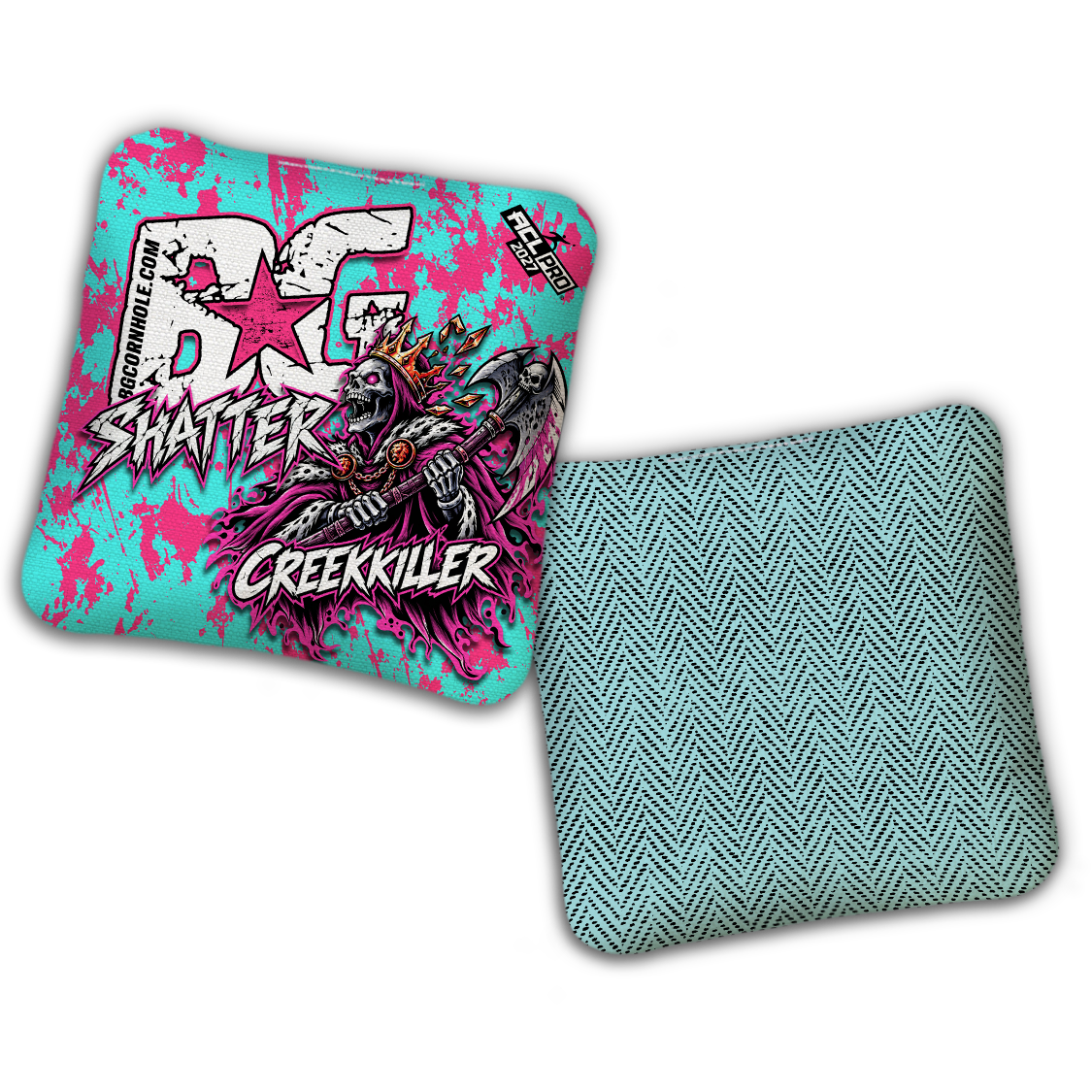 2027 BG Multiple Bag Models "Creekkiller" - ACL Pro Stamped Cornhole Bags