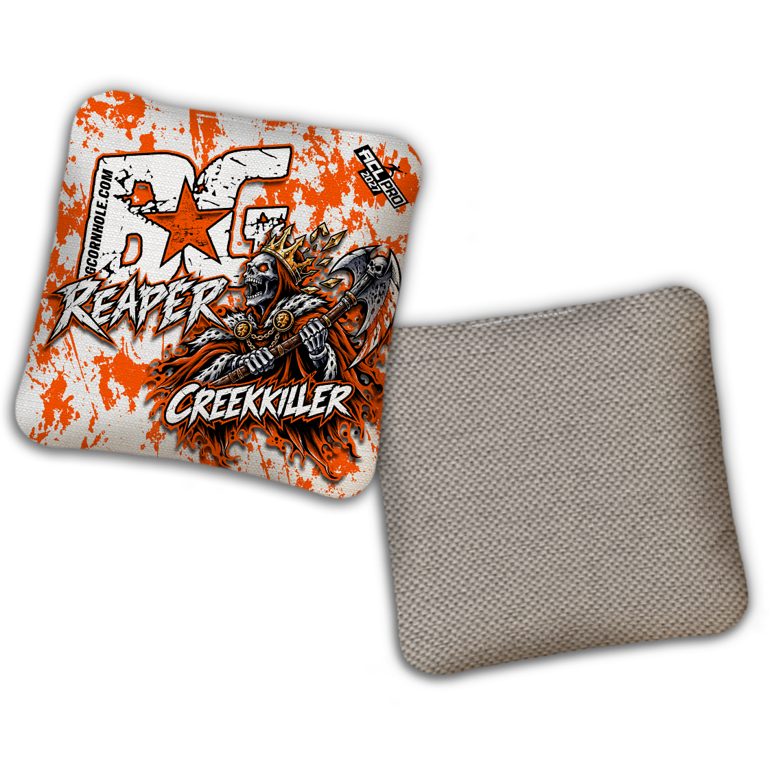 2027 BG Multiple Bag Models "Creekkiller" - ACL Pro Stamped Cornhole Bags