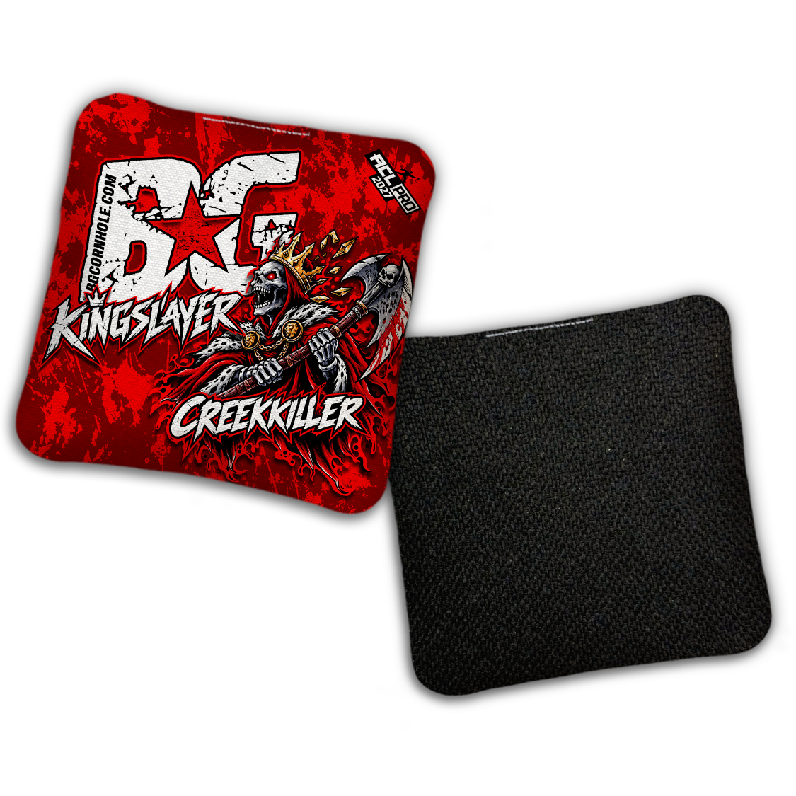 2027 BG Multiple Bag Models "Creekkiller" - ACL Pro Stamped Cornhole Bags