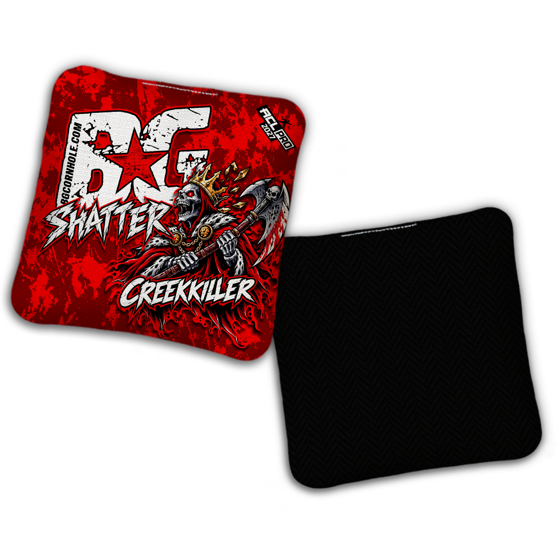 2027 BG Multiple Bag Models "Creekkiller" - ACL Pro Stamped Cornhole Bags