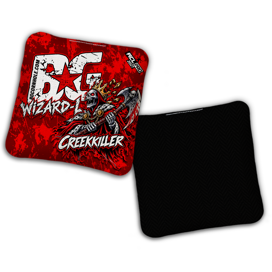 2027 BG Multiple Bag Models "Creekkiller" - ACL Pro Stamped Cornhole Bags