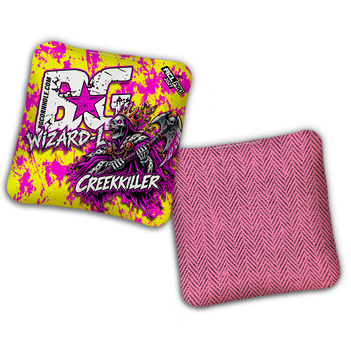2027 BG Multiple Bag Models "Creekkiller" - ACL Pro Stamped Cornhole Bags