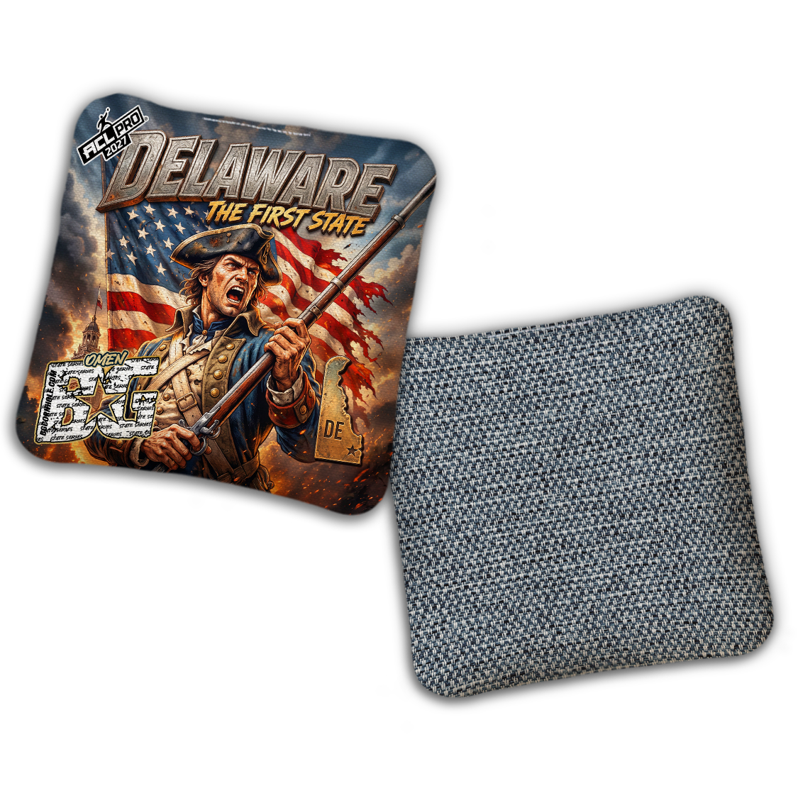 2027 BG Multiple Bag Models "Delaware" - ACL Pro Stamped Cornhole Bags