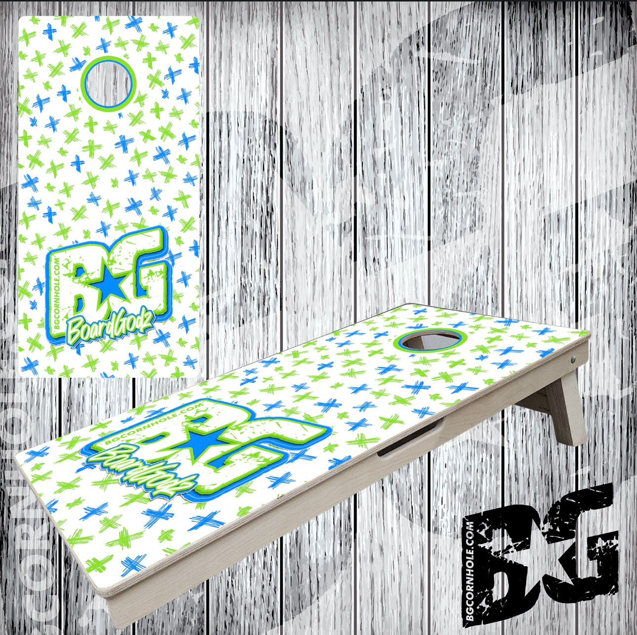 BG "Candy X" Cornhole Boards - Elite Model