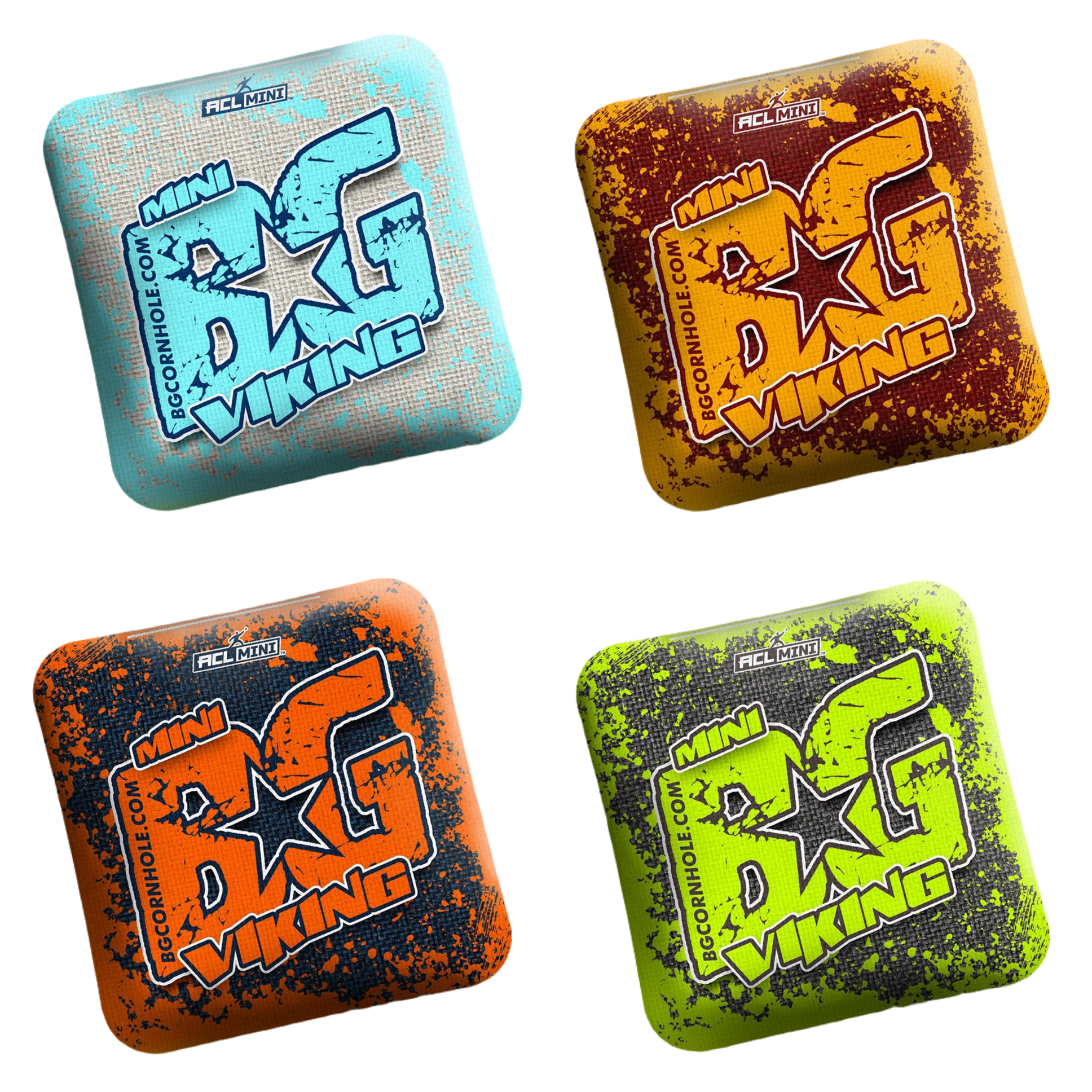 BG Viking 4" Mini Cornhole Bags - “STANDARD” - Set of 4 Bags