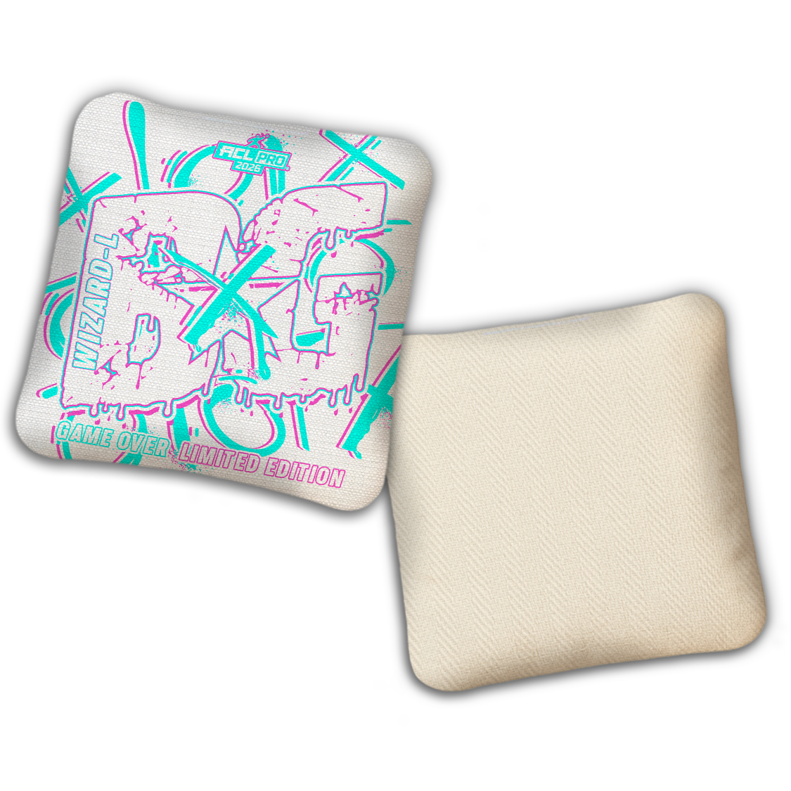 2026 BG Multiple Bag Models "Game Over" - ACL Pro Stamped Cornhole Bags - SET OF 4 BAGS