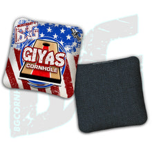 Load image into Gallery viewer, 2026 Multiple Bag Models  "GIYAS Cornhole” Collab - ACL Pro Stamped Cornhole Bags - SET OF 4 BAGS