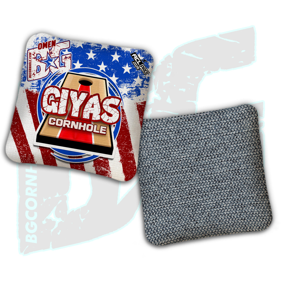 2026 Multiple Bag Models  "GIYAS Cornhole” Collab - ACL Pro Stamped Cornhole Bags - SET OF 4 BAGS