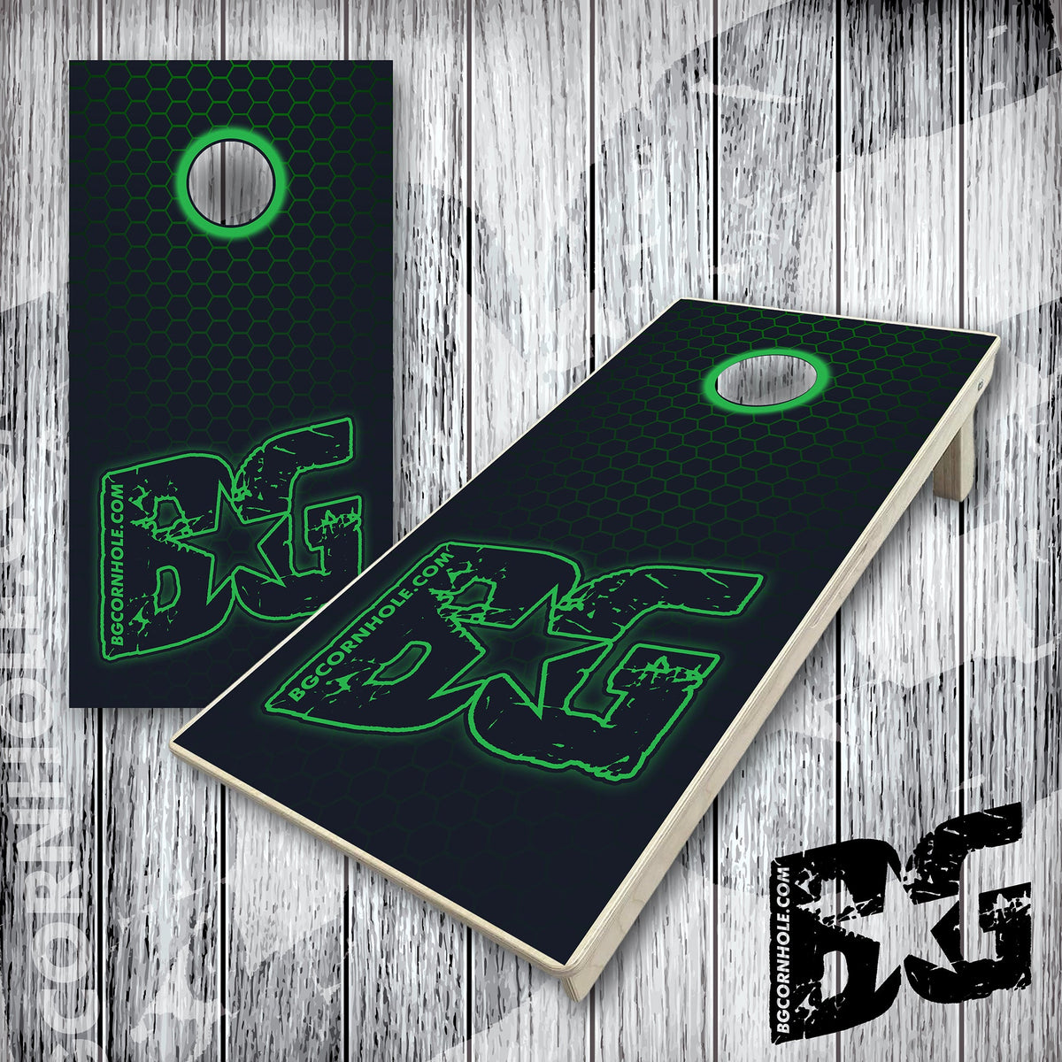 BG "Glow" Cornhole Boards - Elite Model