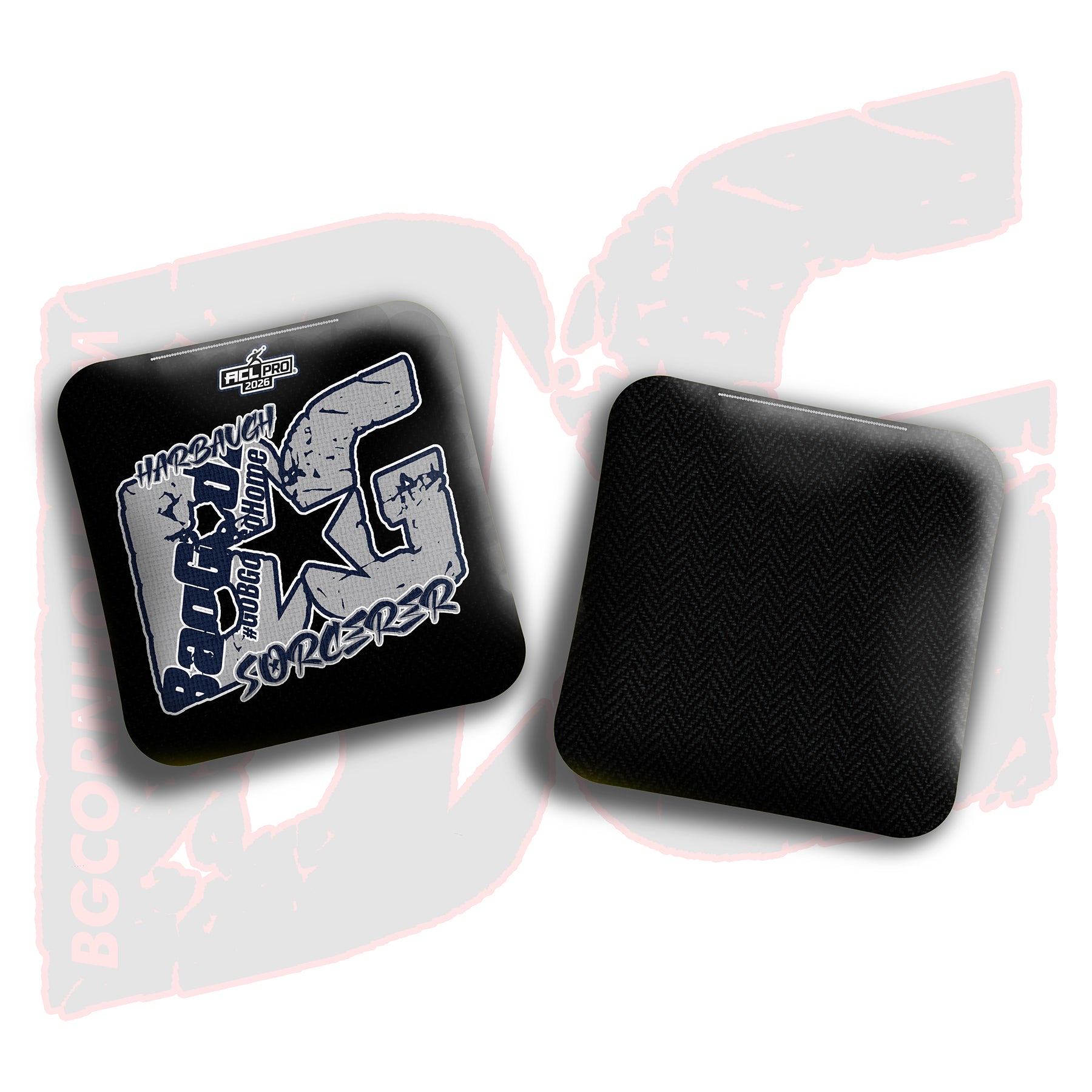 2026 BG Multiple Bag Models  - "Devon Harbaugh” - ACL Pro Stamped Cornhole Bags - SET OF 4 BAGS