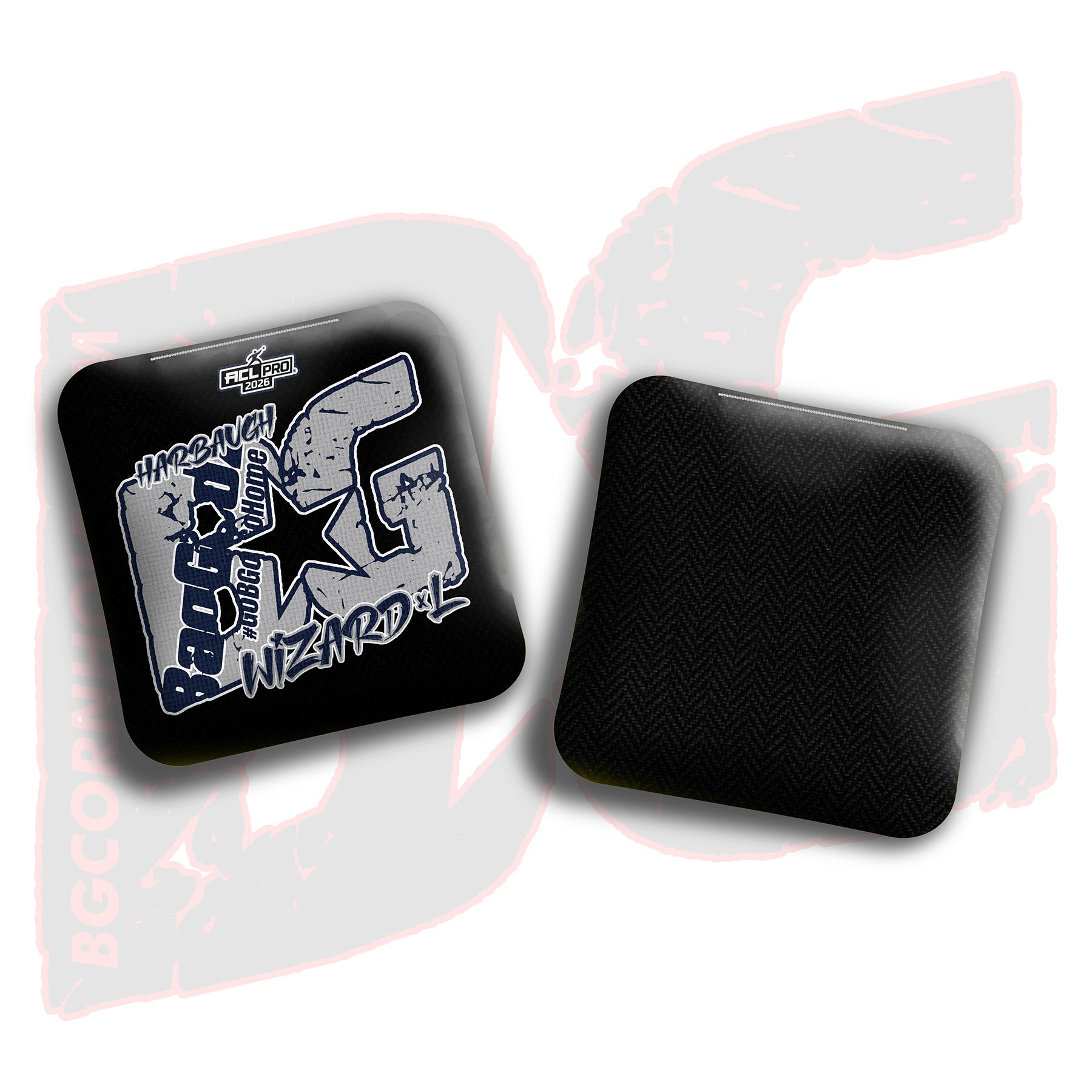 2026 BG Multiple Bag Models  - "Devon Harbaugh” - ACL Pro Stamped Cornhole Bags - SET OF 4 BAGS