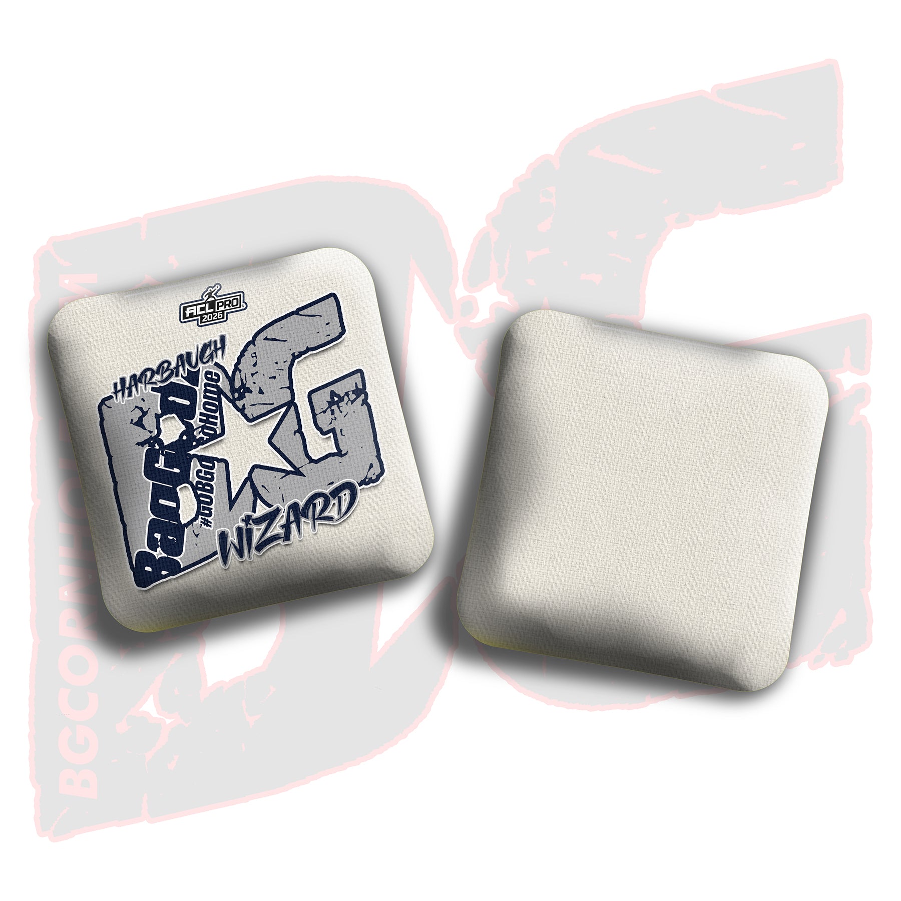 2026 BG Multiple Bag Models  - "Devon Harbaugh” - ACL Pro Stamped Cornhole Bags - SET OF 4 BAGS