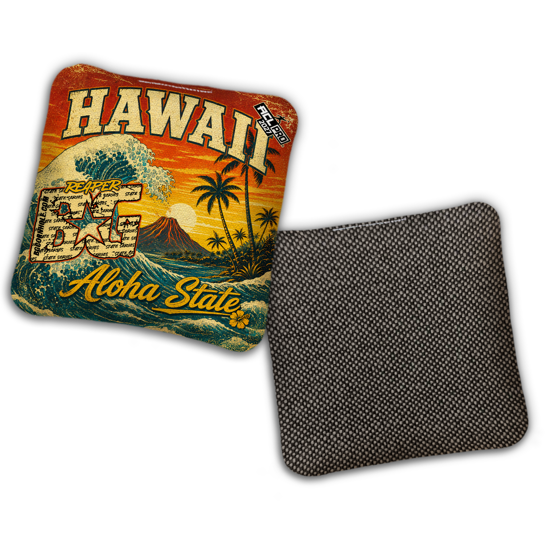 2027 BG Multiple Bag Models "HAWAII" - ACL Pro Stamped Cornhole Bags - SET OF 4 BAGS