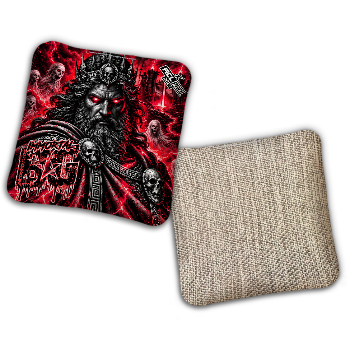 2027 BG Multiple Bag Models "Hades" - ACL Pro Stamped Cornhole Bags
