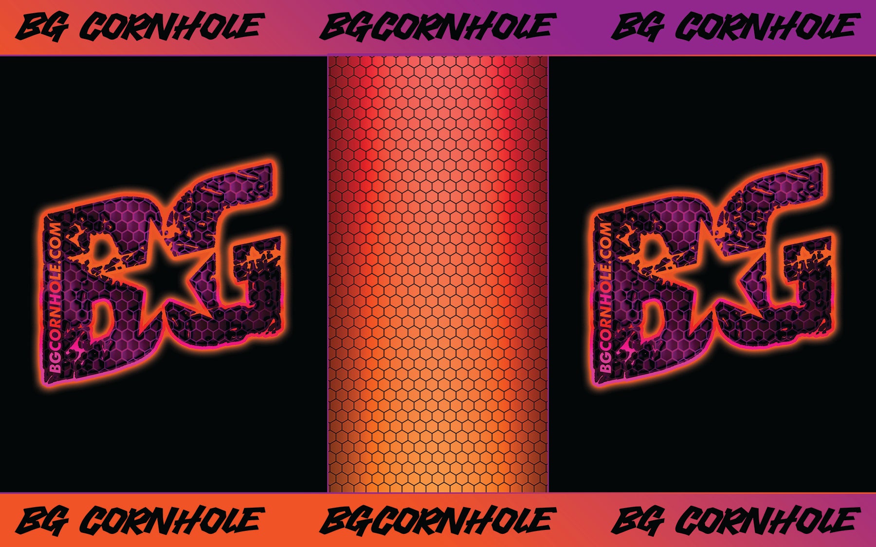 BG Hex Pitch Pads - Set of 2 pads - Multiple Colors