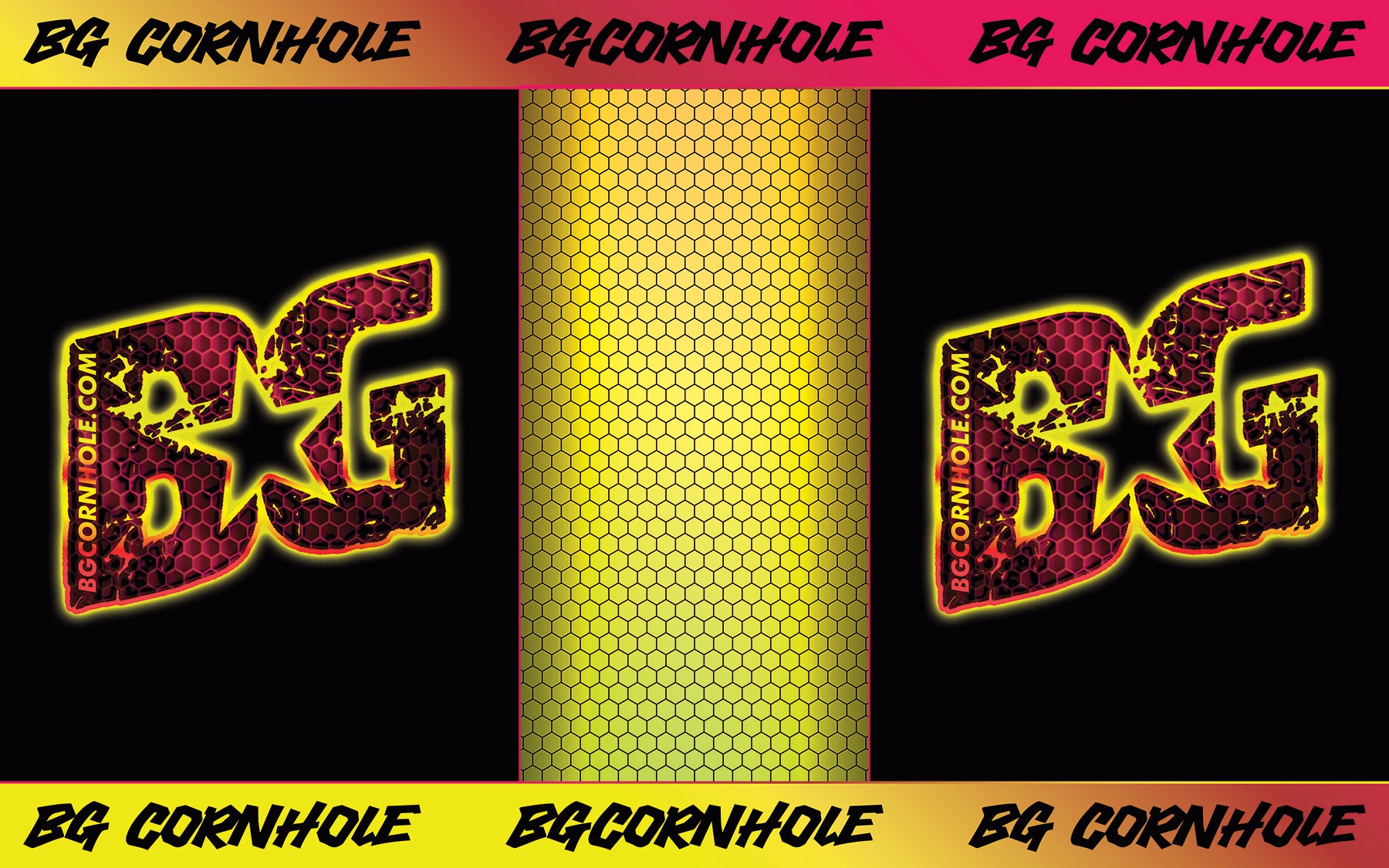 BG Hex Pitch Pads - Set of 2 pads - Multiple Colors