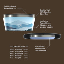Load image into Gallery viewer, Collapsible Insulated Bowl | 1-Quart