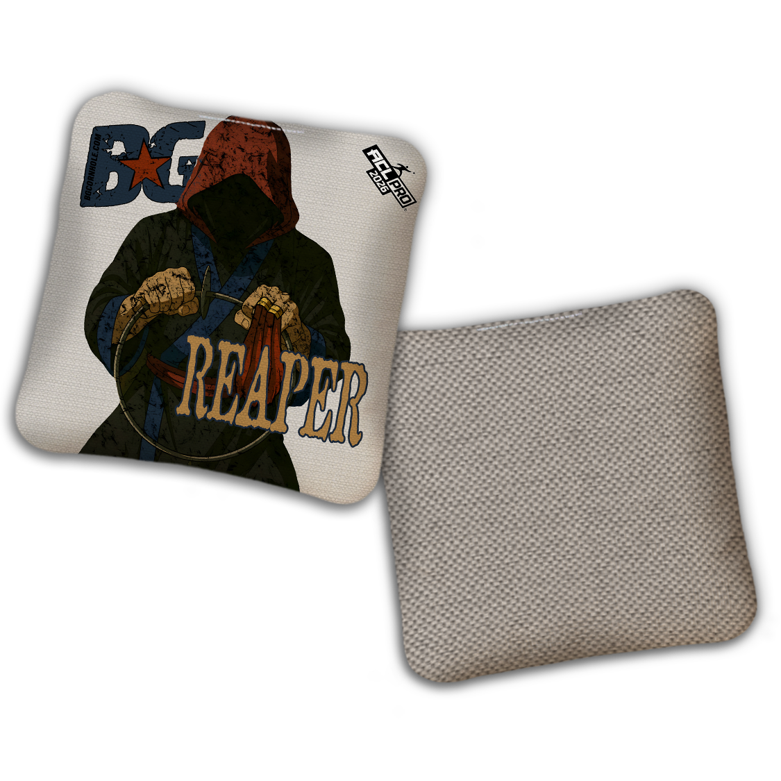 2026 BG Reaper "Hmong Shaman" - ACL Pro Stamped Cornhole Bags - SET OF 4 BAGS
