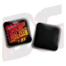Load image into Gallery viewer, 2026 BG Multiple Bag Models- &quot;Black Hyper Ink&quot; - ACL Pro Stamped Cornhole Bags - SET OF 4 BAGS