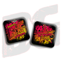 Load image into Gallery viewer, 2026 BG Multiple Bag Models- &quot;Black Hyper Ink&quot; - ACL Pro Stamped Cornhole Bags - SET OF 4 BAGS