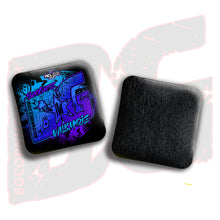 Load image into Gallery viewer, 2026 BG Multiple Bag Models- &quot;Black Hyper Ink&quot; - ACL Pro Stamped Cornhole Bags - SET OF 4 BAGS