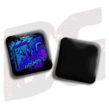 Load image into Gallery viewer, 2026 BG Multiple Bag Models- &quot;Black Hyper Ink&quot; - ACL Pro Stamped Cornhole Bags - SET OF 4 BAGS