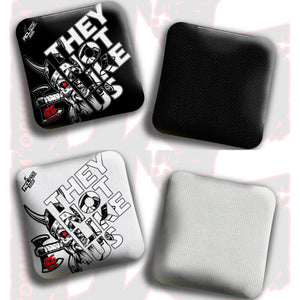 2026 BG Multiple Bag Types "They Not Like Us" - ACL Pro Stamped Cornhole Bags - SET OF 4 BAGS