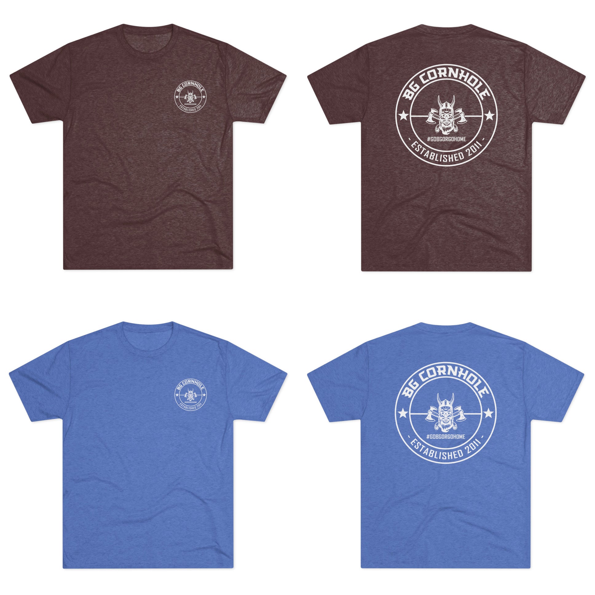 Viking BG Logo Unisex Tri-Blend Tee - Multiple Colors