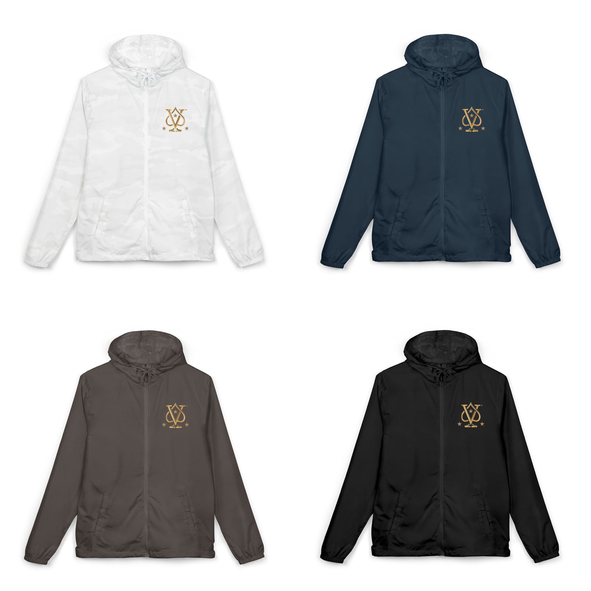 Vegas High Rollers Unisex Full-Zip Windbreaker Jacket - Multiple Colors