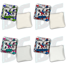 Load image into Gallery viewer, Limited Edition 2026 BG Multiple Bag Models "Splatter Graffiti" - ACL Pro Stamped Cornhole Bags - SET OF 4 BAGS