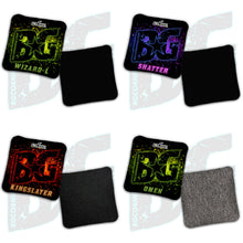 Load image into Gallery viewer, BG Multiple Bag Models - "Pixels" - 4" ACL Mini Stamped Cornhole Bags- Set of 4 Bags