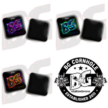 Load image into Gallery viewer, BG Wizard L 4&quot; Mini Cornhole Bags - “Cosmic Shock&quot; - Set of 4 Bags